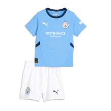 Manchester City Phil Foden #47 Hjemmedraktsett Barn 2024-25 Kortermet (+ Korte bukser)